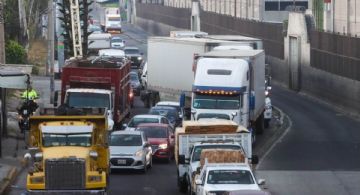 Restringe Tultepec la circulación de transporte de carga a horario nocturno, tras colapso de puente