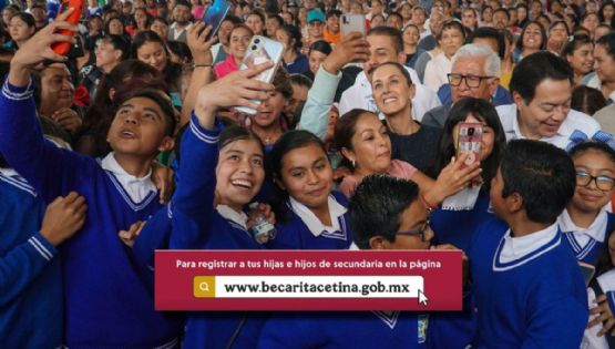 Beca Rita Cetina Gutiérrez arranca REGISTRO por internet para alumnos de secundaria en EDOMEX