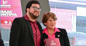 Anuncia Delfina Gómez rehabilitación de carril del Periférico Norte; reconoce logros de seguridad y obras en Naucalpan