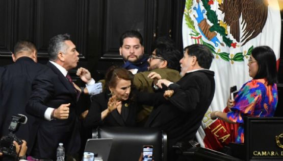 Fernández Noroña y "Alito" Moreno se van a los golpes en pleno de la Comisión Permanente