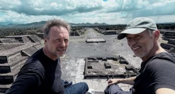 Oasis en CDMX: Músicos llegan a EDOMEX y presumen las fotos de su visita a Teotihuacan