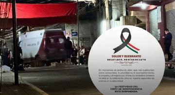 Xalatlaco suspende celebraciones por el Grito de Independencia tras tiroteo en tianguis