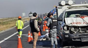 Emergencia en Libramiento Bicentenario también involucró choque de dos ambulancias tras accidente por neblina