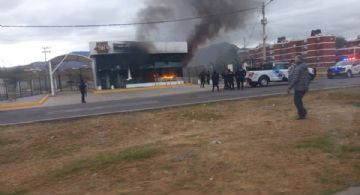 Queman sucursal del Banco del Bienestar en Coacalco, EDOMEX