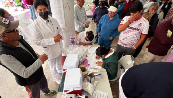 Arranca con gran afluencia jornada de vacunación contra sarampión en EDOMEX