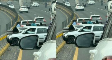 Accidente vial provoca tránsito lento en la Autopista Chamapa-Lechería este viernes 6 de marzo 2026