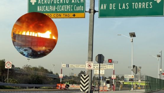 Cierran indefinidamente autopista Siervo de la Nación por colapso de puente en ECATEPEC
