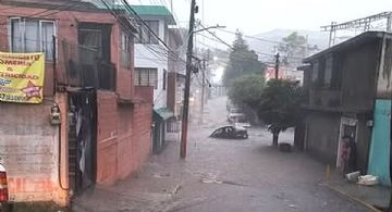 En Cuautitlán Izcalli también se registraron afectaciones importantes ocasionadas por las lluvias hoy 12 de mayo 2026