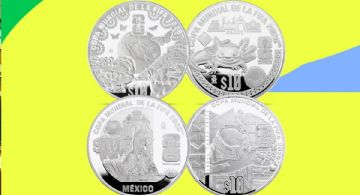Banco de México pone en circulación 12 monedas conmemorativas de la Copa Mundial de la FIFA 2026