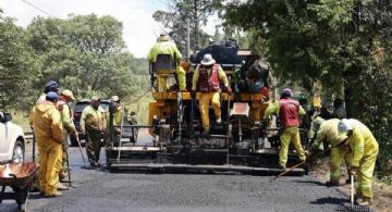 Avanza reconstrucción de la carretera La Marquesa–Tenango