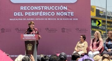Inaugura Delfina Gómez reconstrucción integral del Periférico Norte