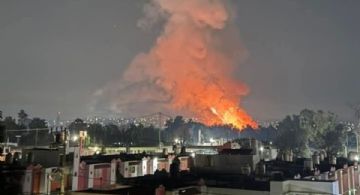 Explosión en polvorín en Tultepec frente a mercado de pirotecnia hoy 23 de mayo