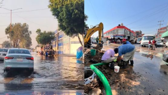 Atienden megafuga en la Avenida Río Lerma en Tlalnepantla