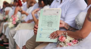 Celebran 20 matrimonios de personas privadas de la libertad en el penal de Barrientos, en Tlalnepantla
