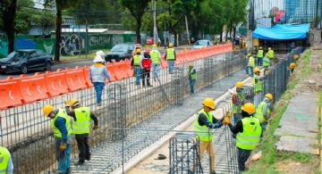 Avanzan en Tlalnepantla los trabajos del Mexibús línea 5 El Rosario-Lechería